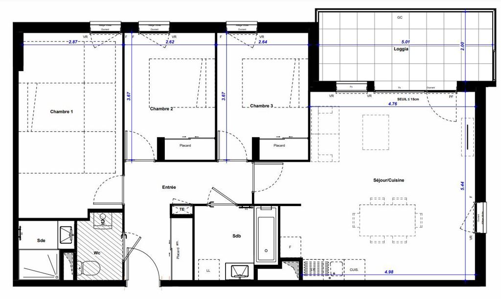 Appartement T4 LA VERPILLIERE 289000€ Alexandre Lachaud IMMOBILIER